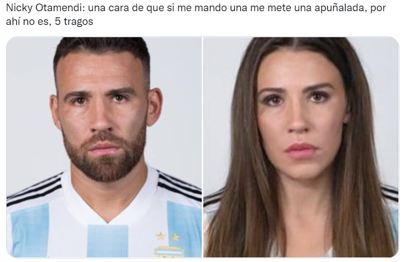 La Selección argentina del   <a href='https://www.cronica.com.ar/tags/Mundial Qatar 2022'>Mundial Qatar 2022</a> en versión femenina es viral en las redes (Twitter/@LebronaJames).