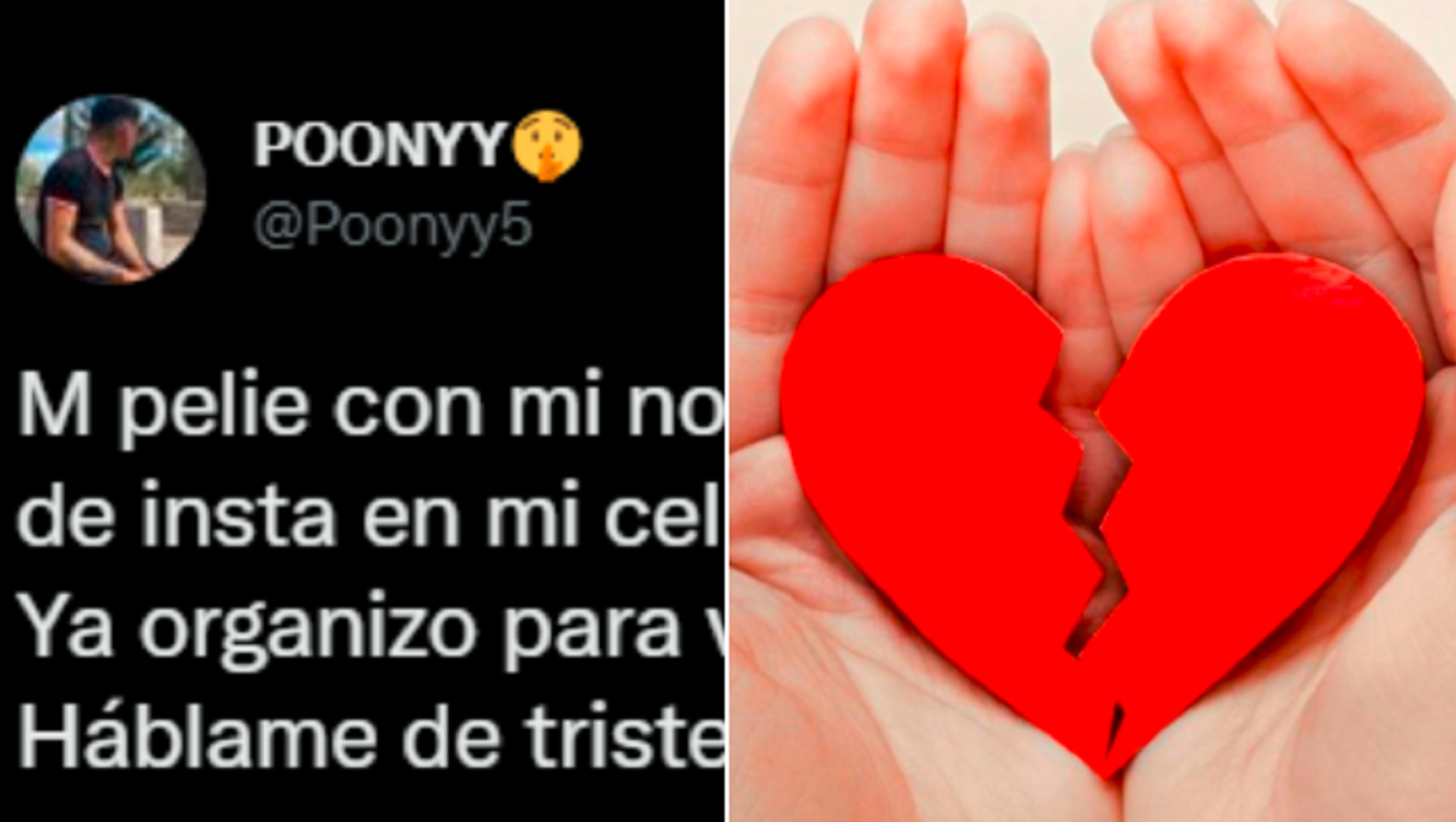 Un joven descubrió algo terrible en las redes sociales vinculado a su exnovia. 