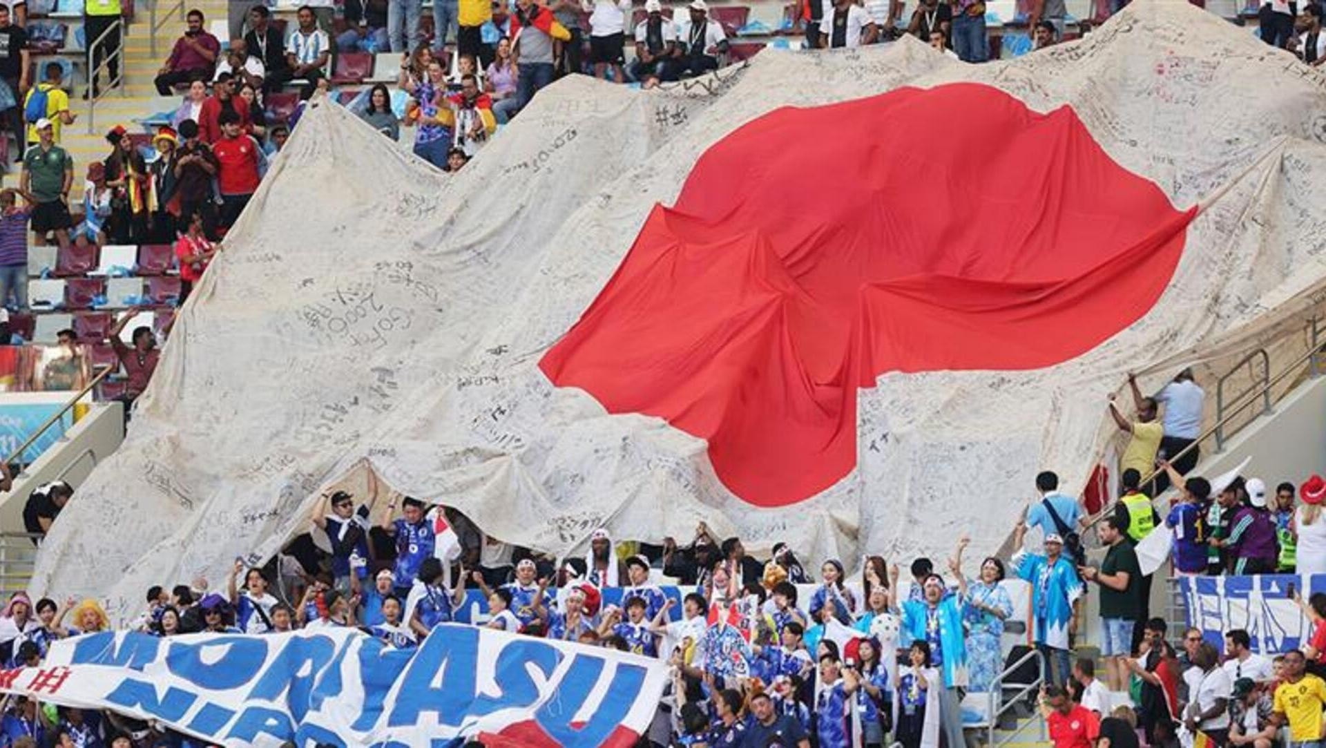 El insólito canto de la hinchada de Japón que tiene el ritmo de la marcha peronista.