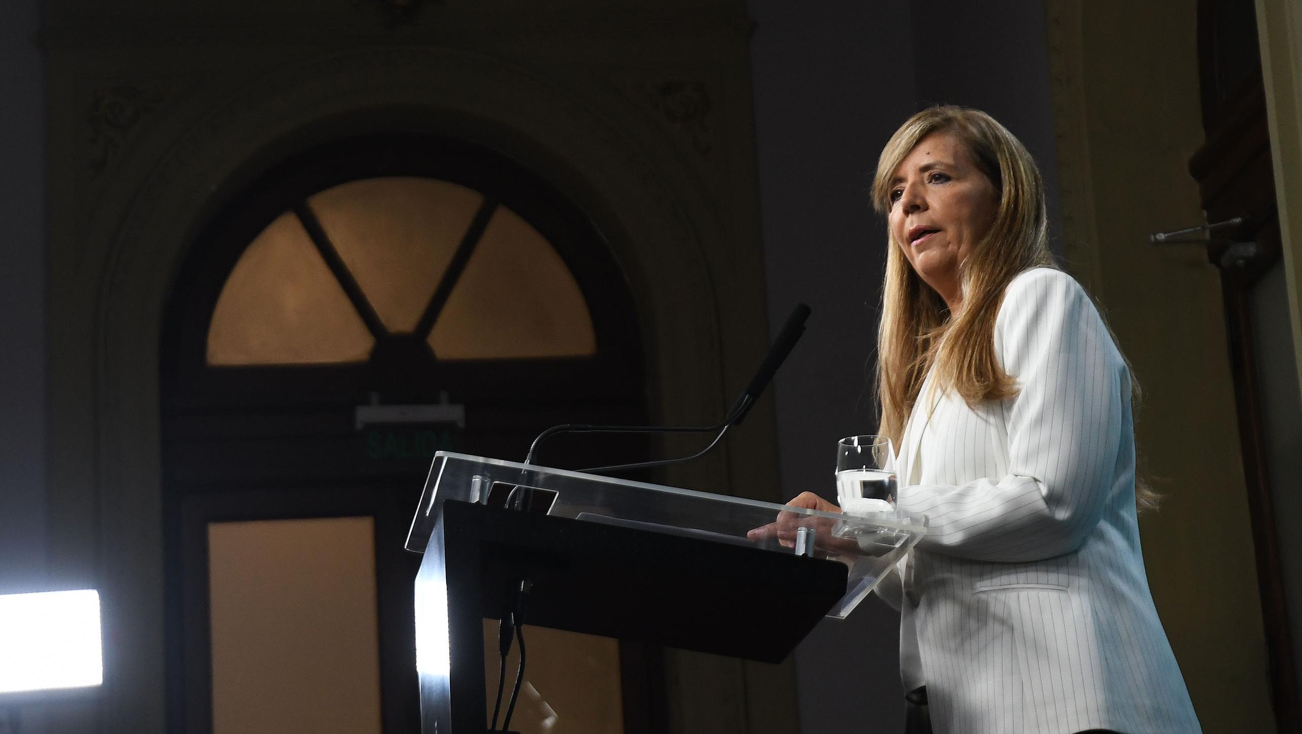 La portavoz de la Presidencia, Gabriela Cerruti (Télam).