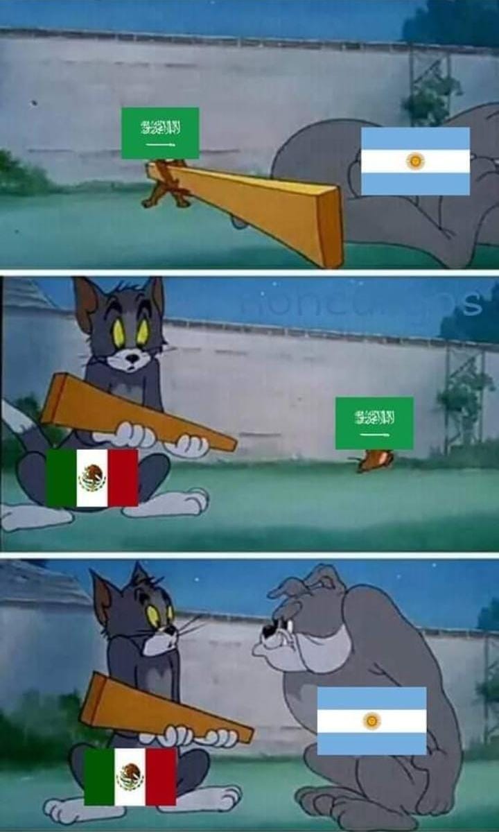 Los memes antes del choque entre Argentina y México en el Mundial Qatar 2022 (Twitter).