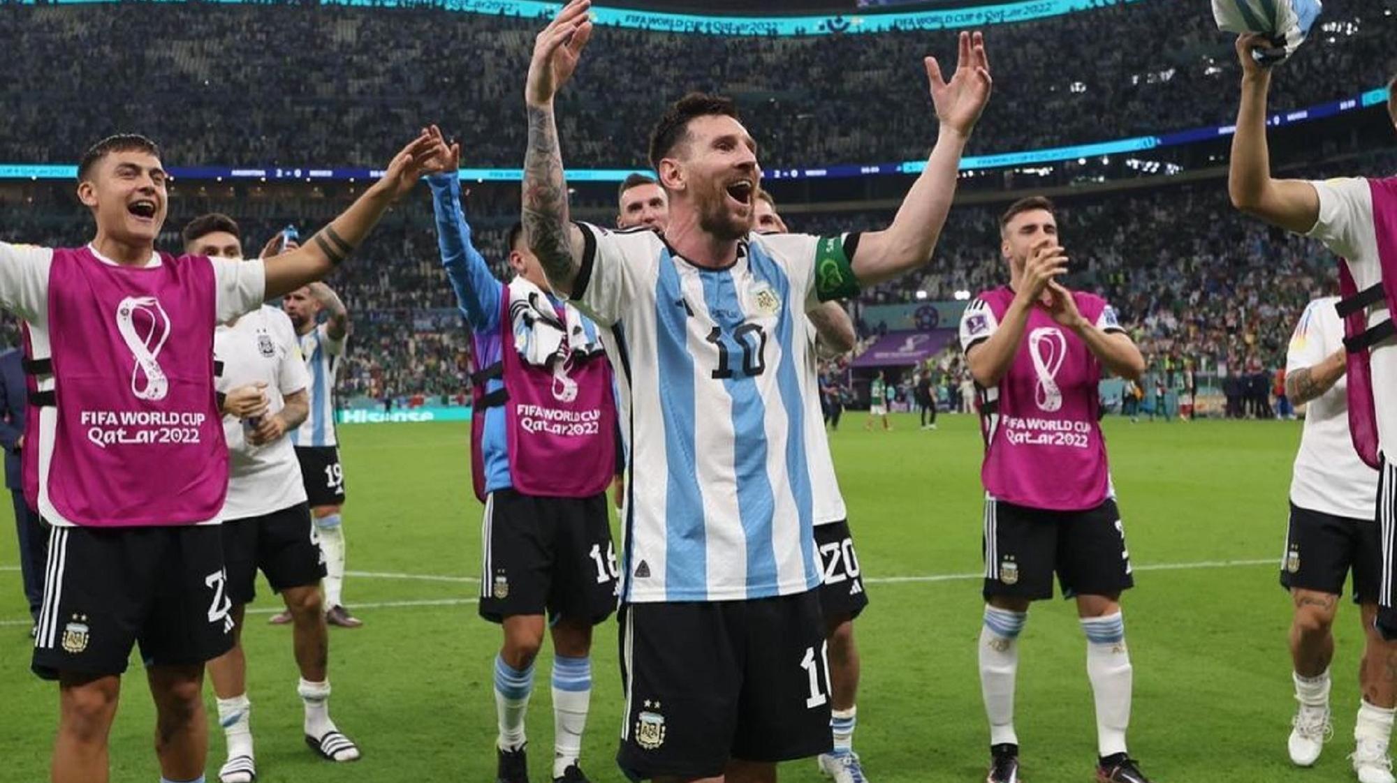 Messi realizó una publicación en Instagram celebrando el triunfo.