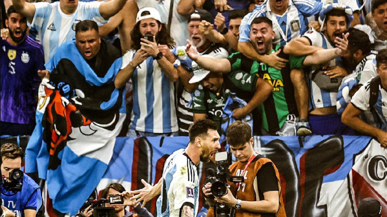 La foto viral de Lionel Messi donde los internautas vieron a Diego Maradona.