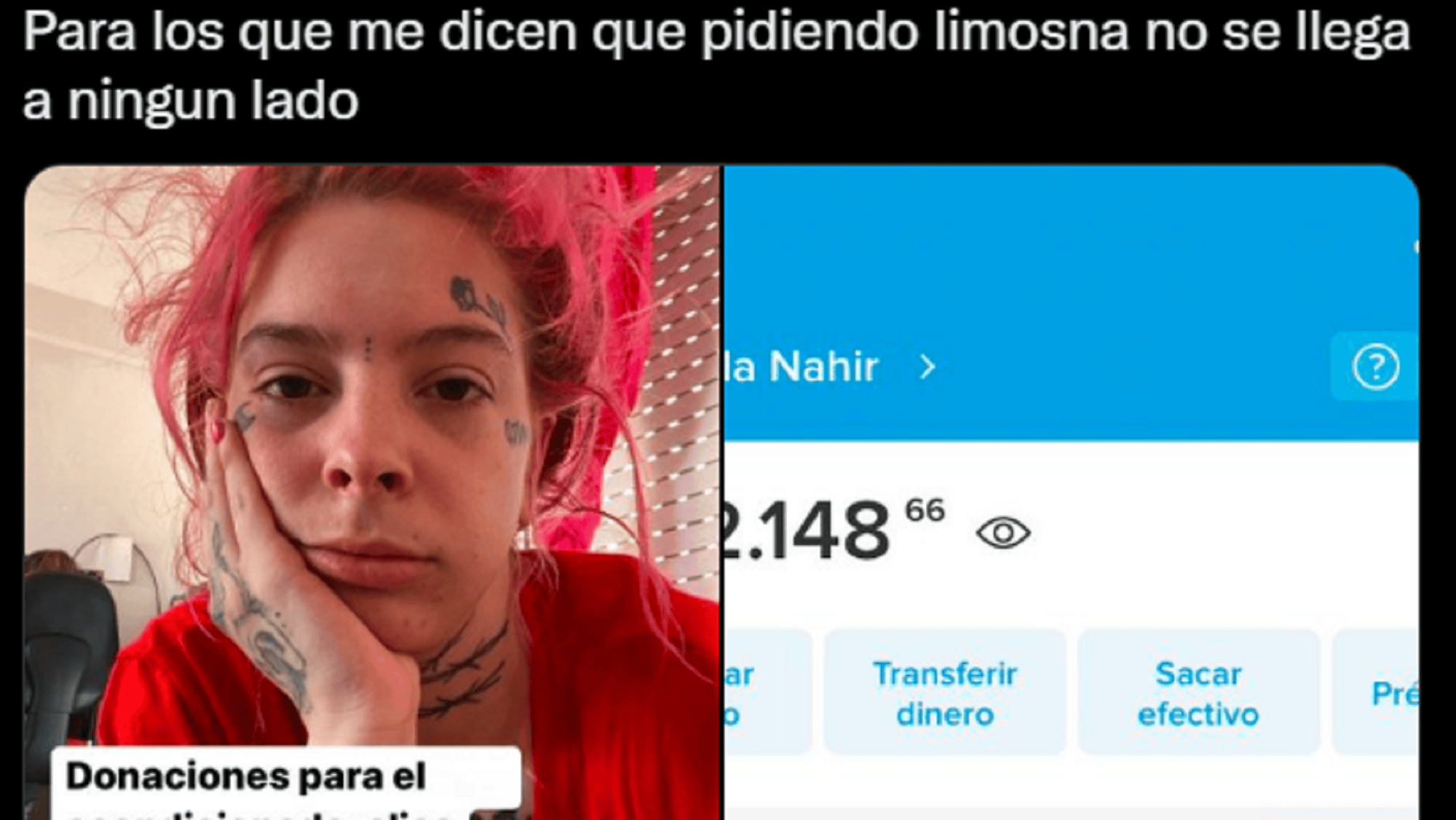 El nuevo pedido de la influencer que le pidió a sus seguidores que la mantengan.