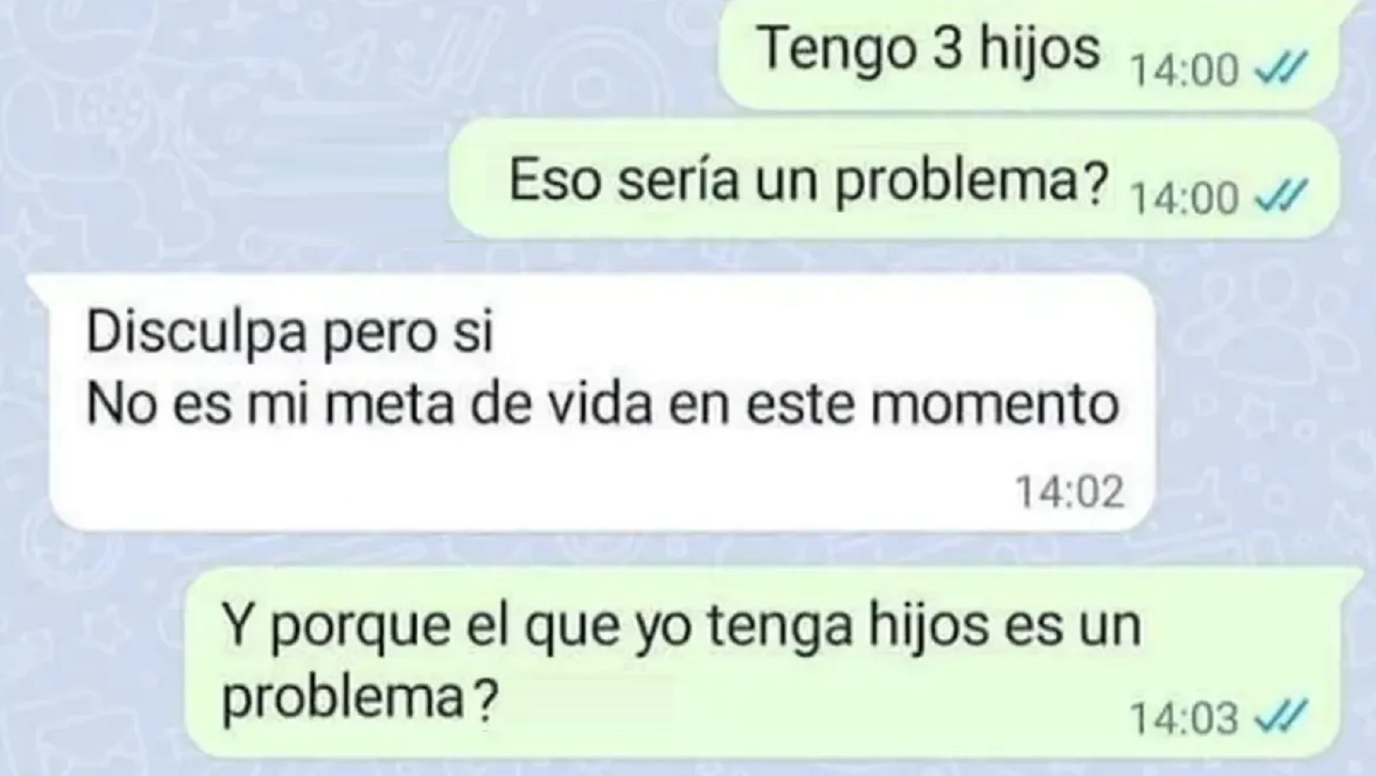 Contó que es mamá y la respuesta del hombre con el que iba a salir la dejó helada.