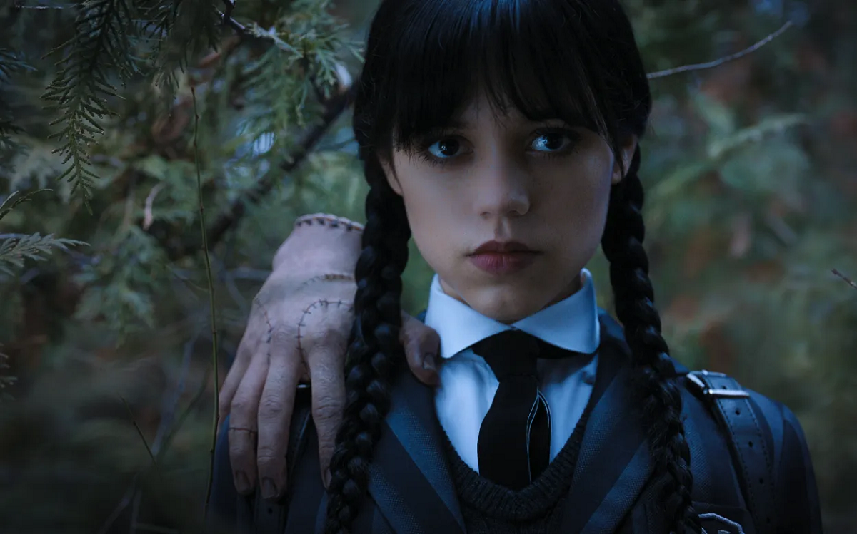 Jenna Ortega es Merlina en la serie de   <a href='https://www.cronica.com.ar/tags/Netflix'>Netflix</a>.