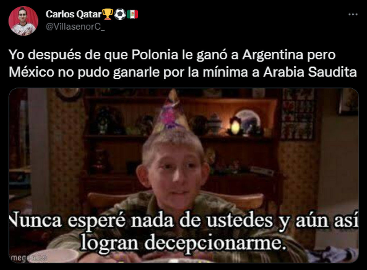 Otro de los memes luego de que Argentina le ganó a Polonia.