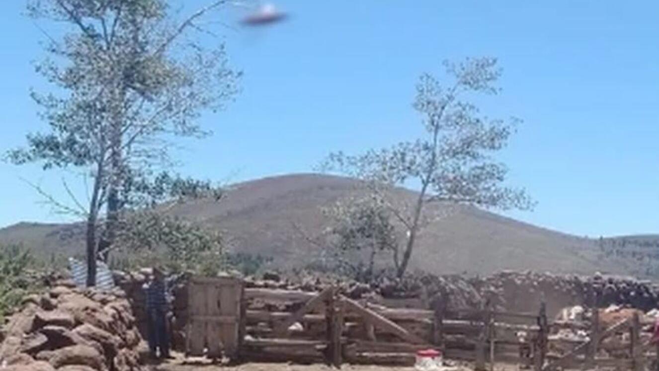 El Ovni fue fotografiado en la provincia de Neuquén (La Mañana de Neuquén).