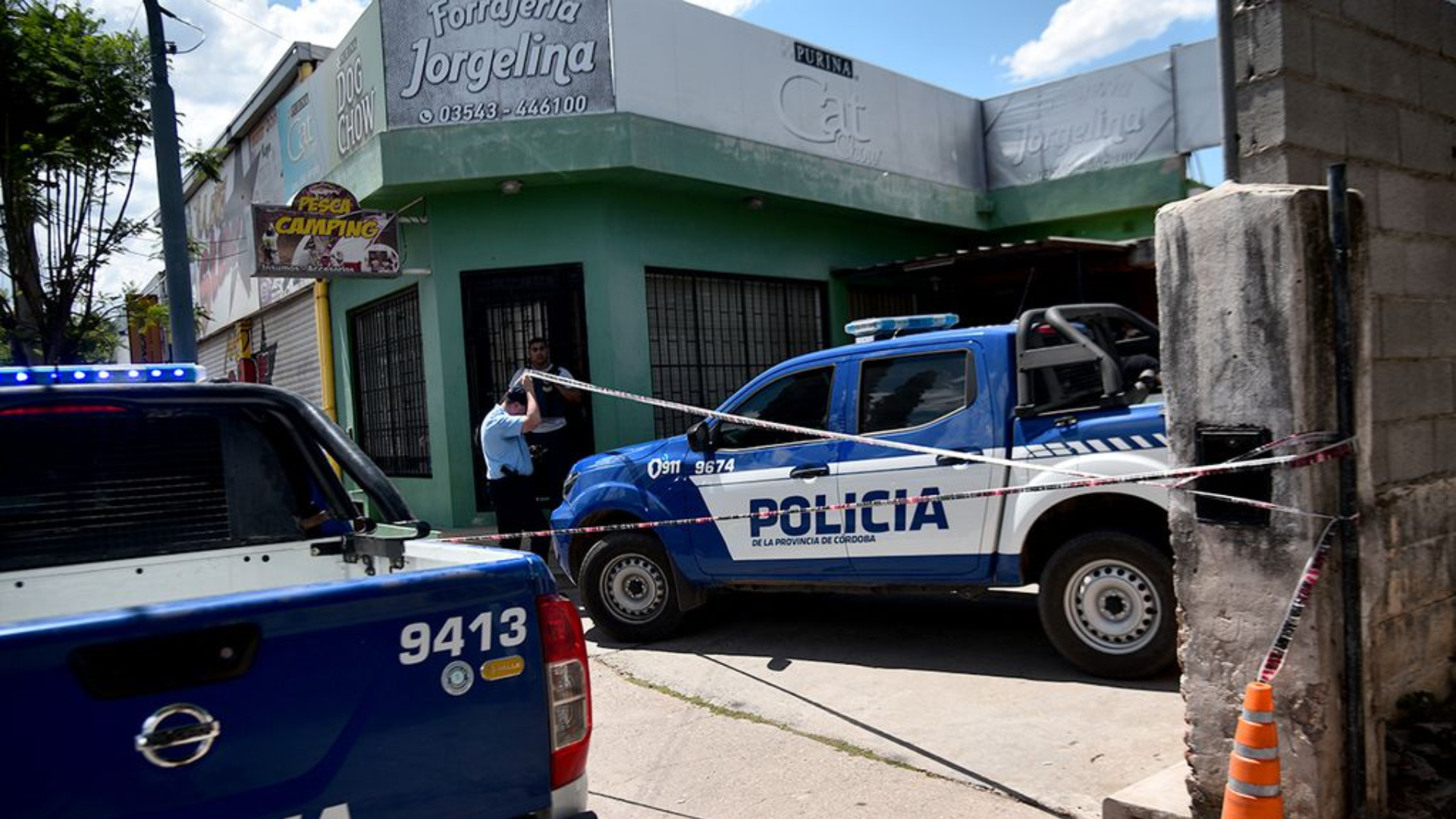 Uno de los ladrones pudo darse a la fuga (Foto: Diario La Voz).