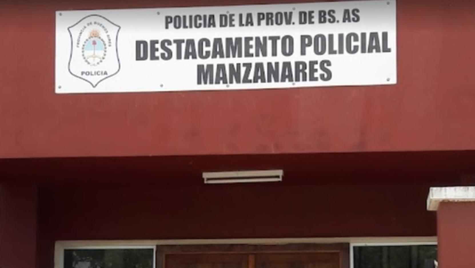 Acá, en este destacamento, fue alojada la joven que está imputada del homicidio.