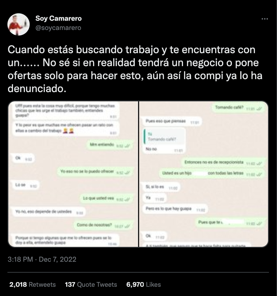 El tuit viral.