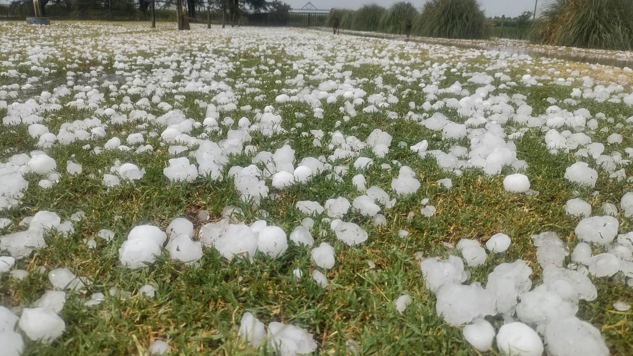 Hay alerta por granizo en ocho provincias (Imagen ilustrativa).