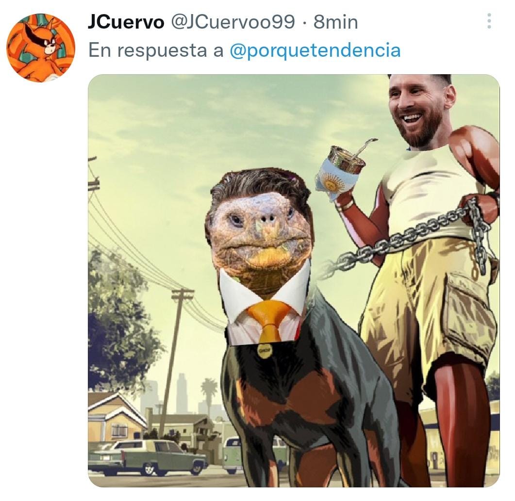 Los memes por el insulto de Lionel Messi con un jugador rival tras la victoria en el Mundial Qatar 2022 (Twitter). 