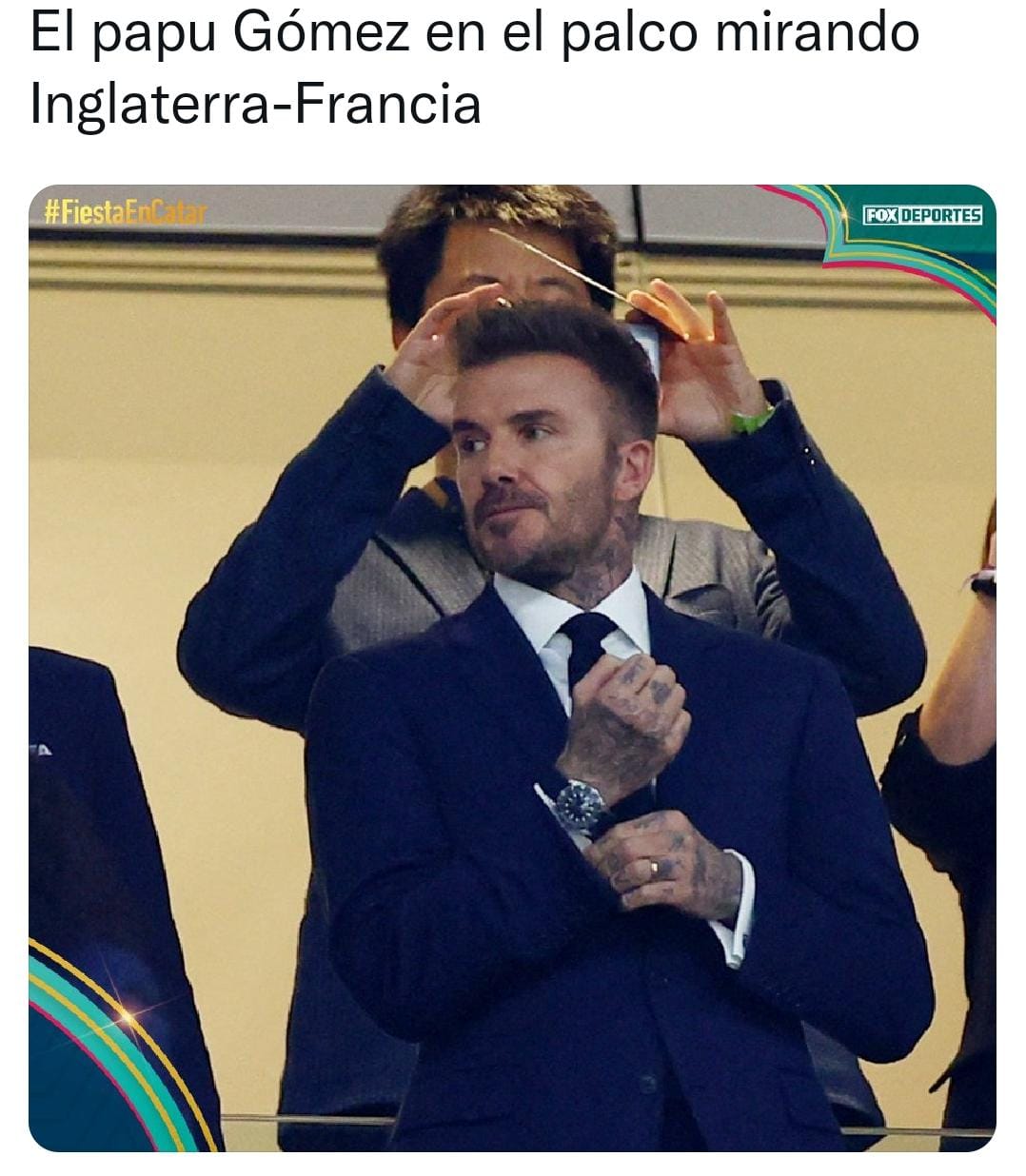 Los mejores memes del triunfo de Francia contra Inglaterrra por los cuartos de final del   <a href='https://www.cronica.com.ar/tags/Mundial Qatar 2022'>Mundial Qatar 2022</a> (Twitter).