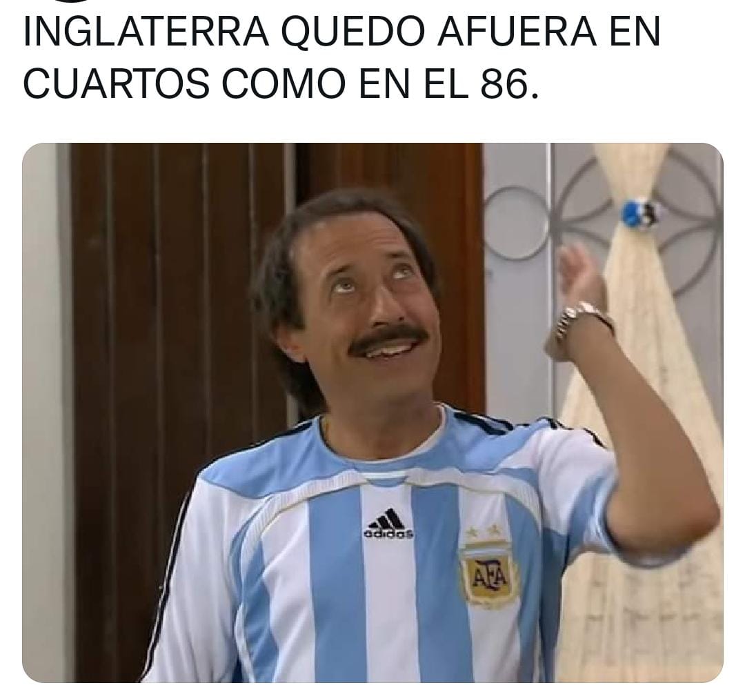 Los mejores memes del triunfo de Francia contra Inglaterrra por los cuartos de final del   <a href='https://www.cronica.com.ar/tags/Mundial Qatar 2022'>Mundial Qatar 2022</a> (Twitter).