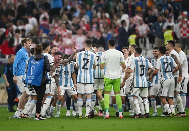 Argentina le ganó a Croacia.