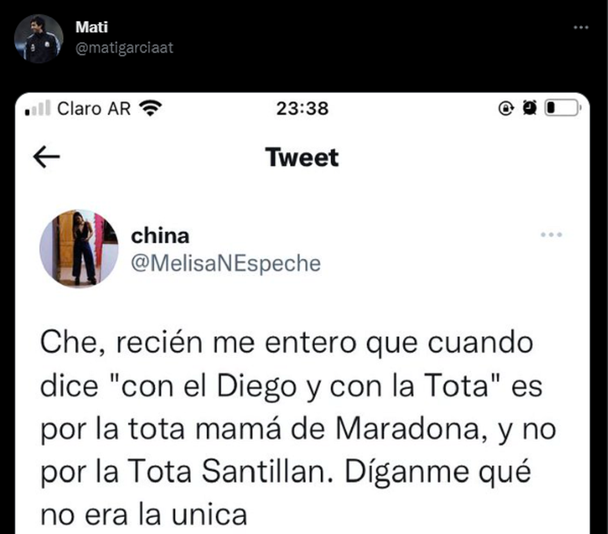 El tuit viral de la joven que nunca entendió la letra de la canción.