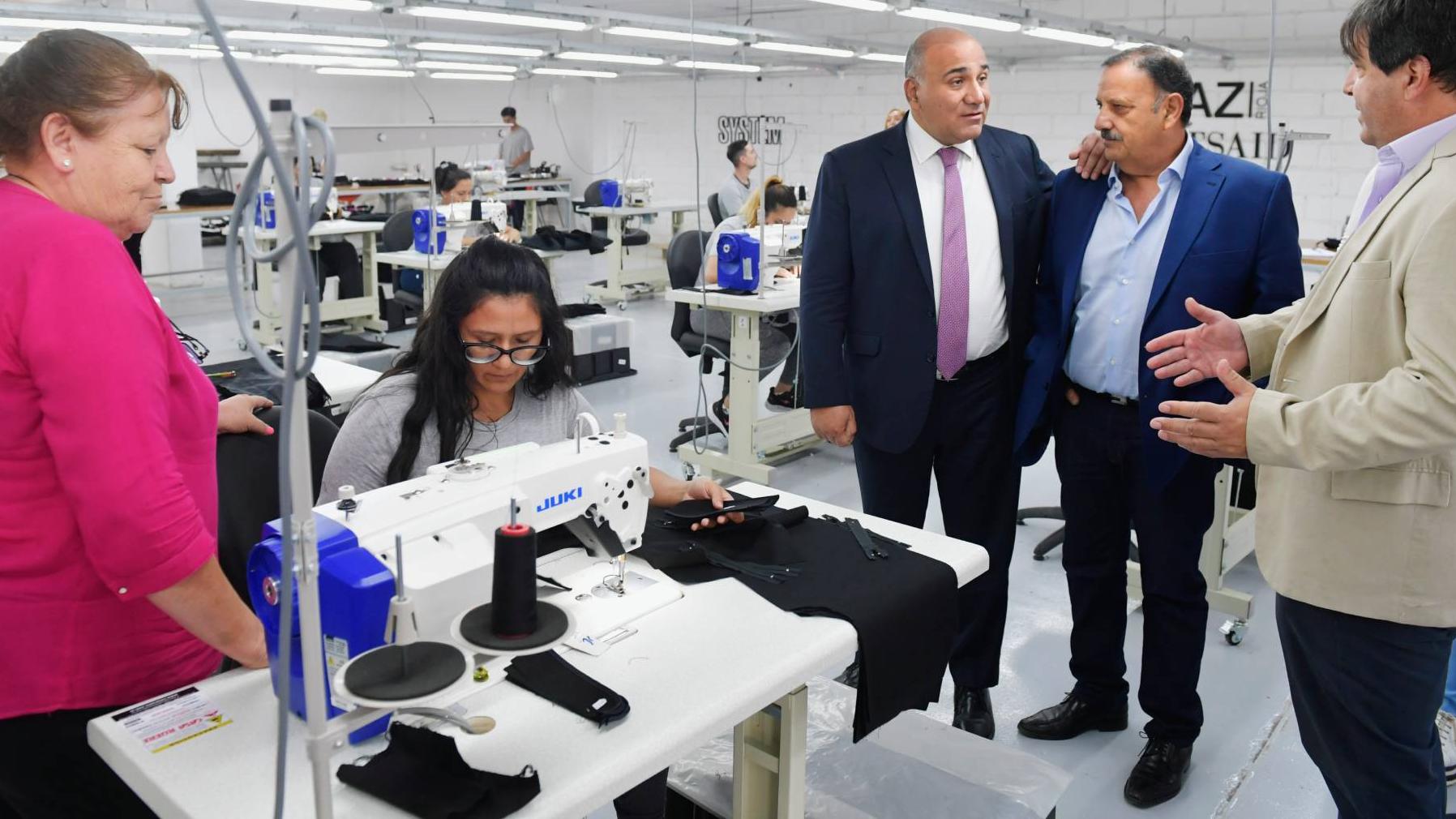 Juan Manzur en el Parque Industrial de La Rioja: 