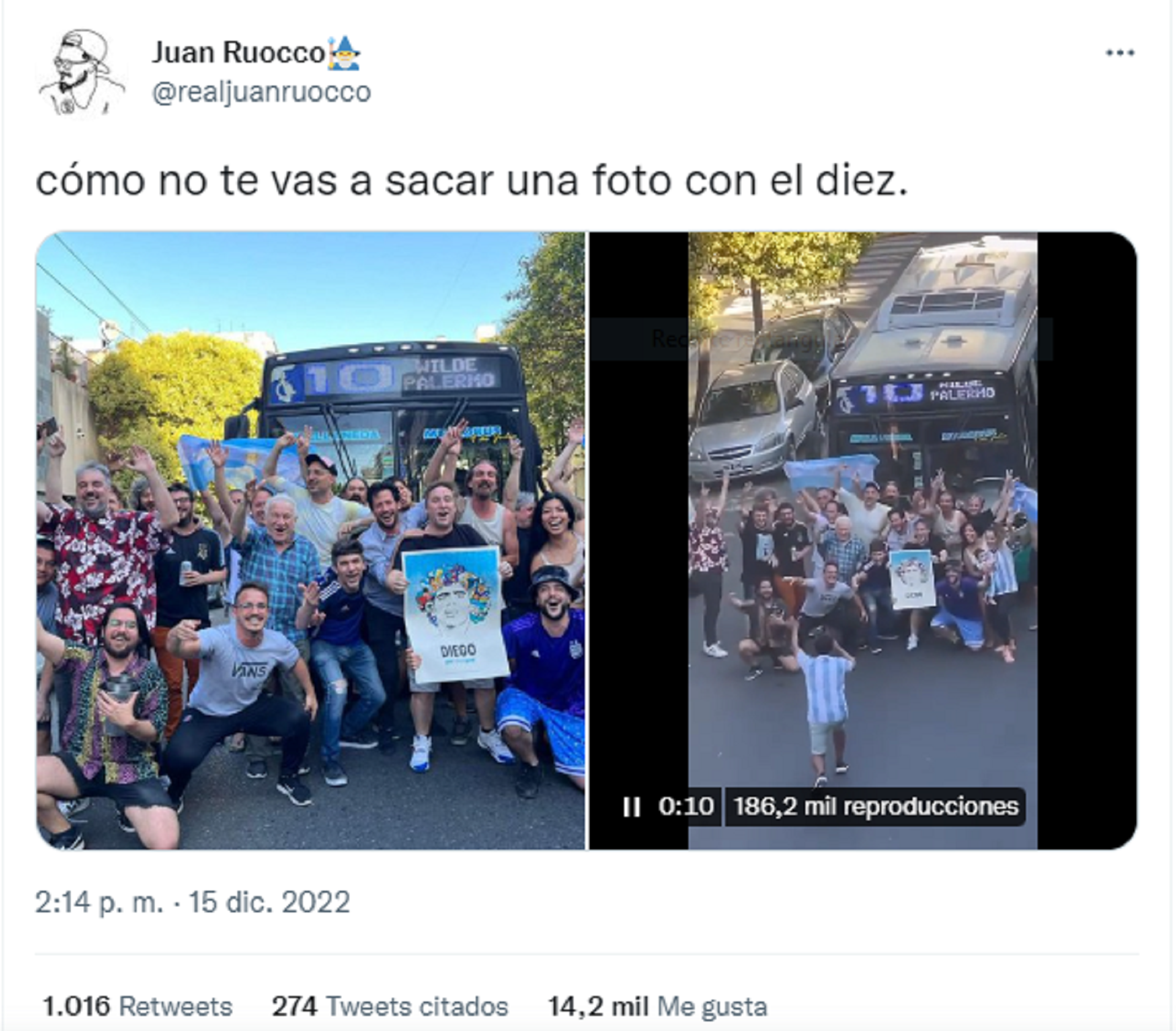 El 10 presente en los festejos