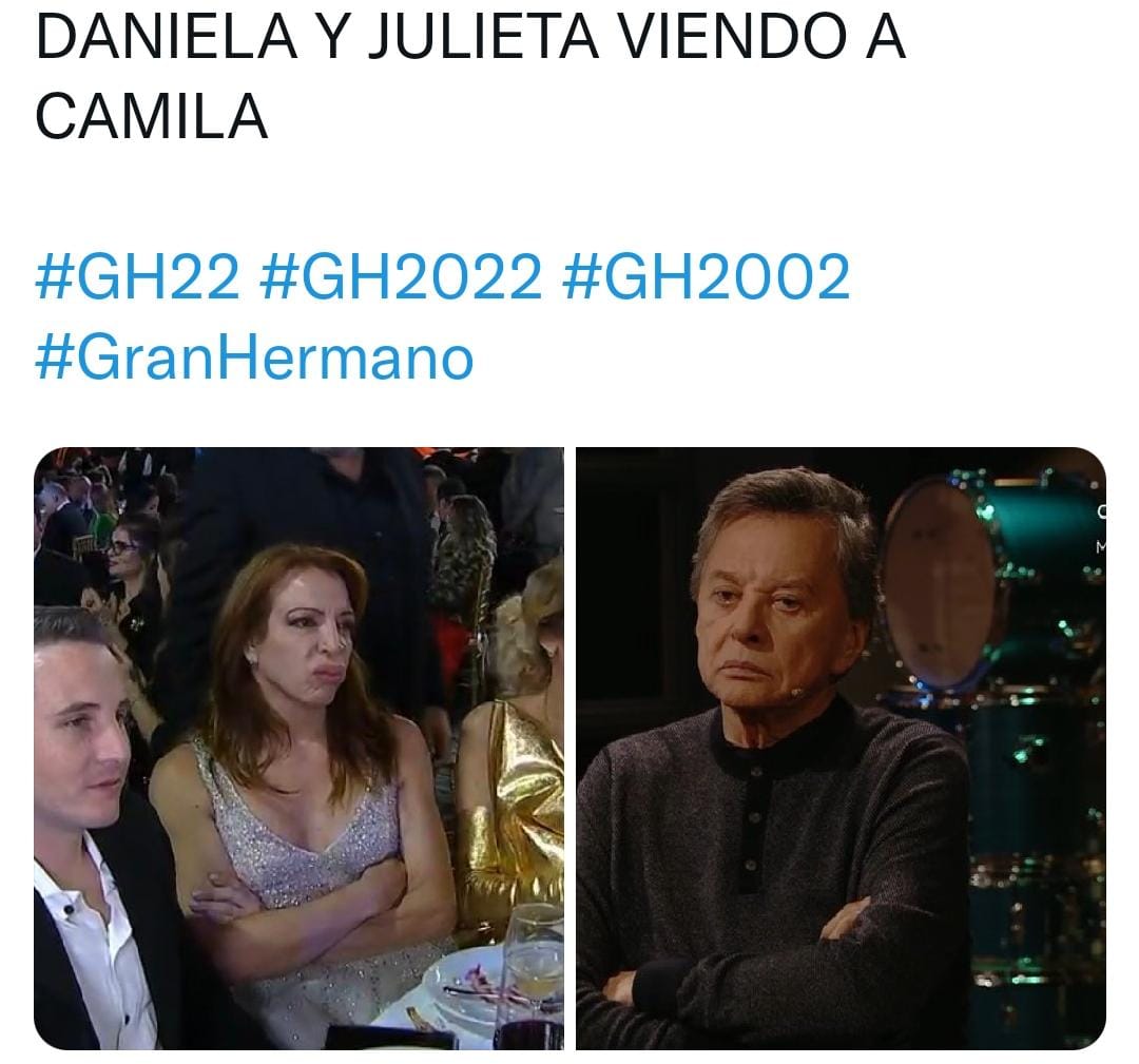 Los mejores memes por la entrada de Camila y Ariel a la casa de Gran Hermano (Twitter).