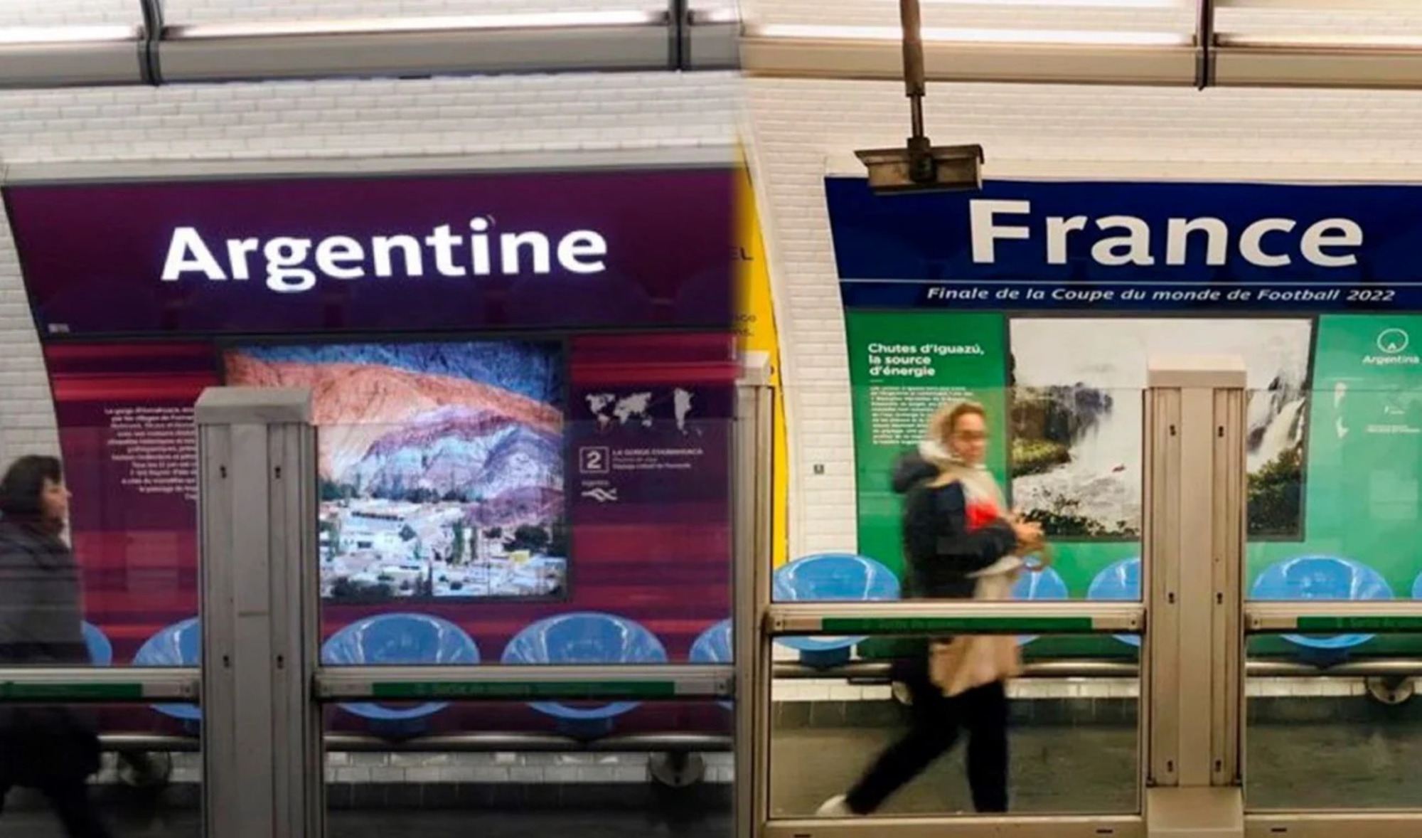 El cambio de nombre en la Estación Argentina.