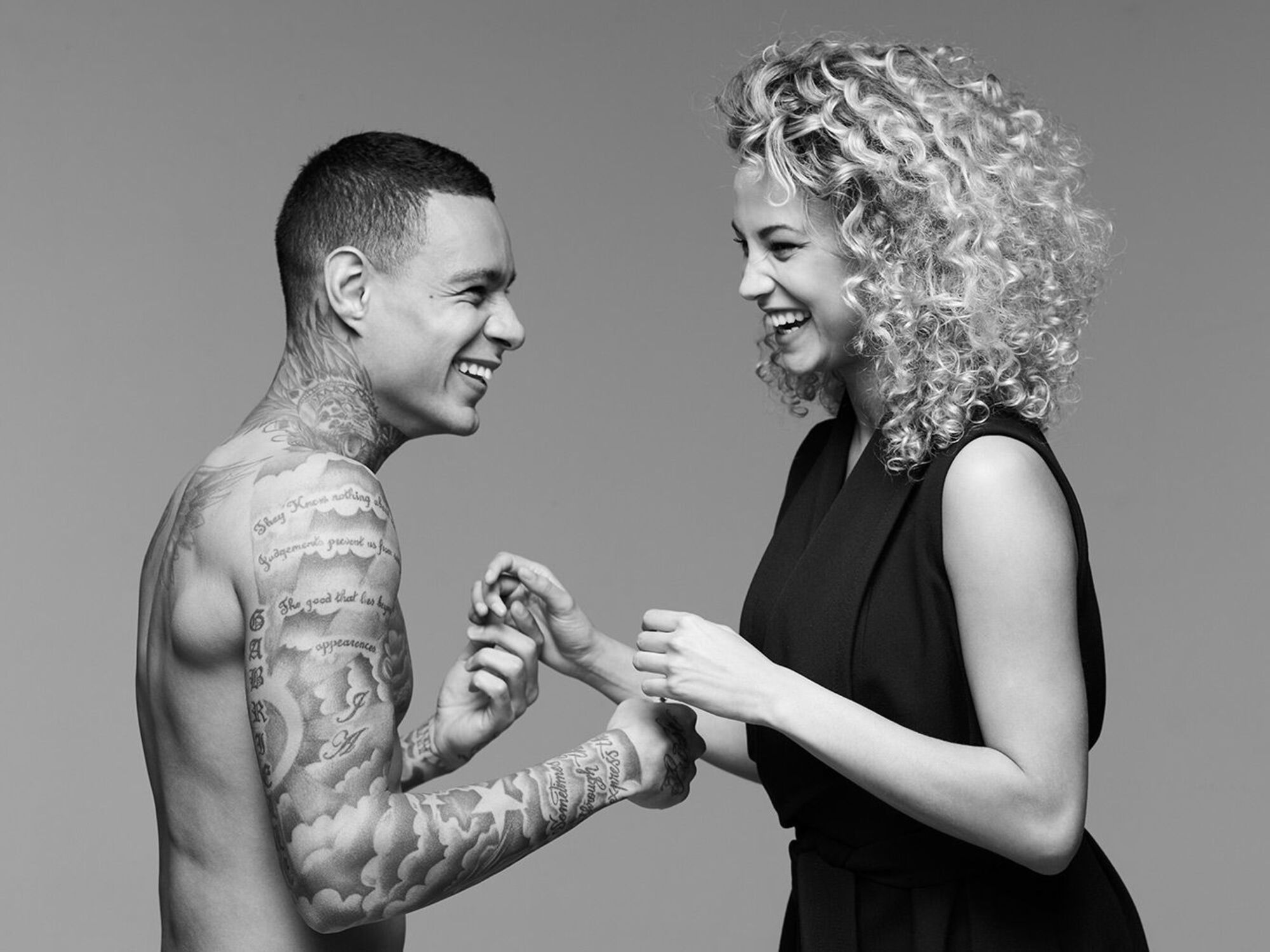 Rose Bertram y Gregory van der Wiel.