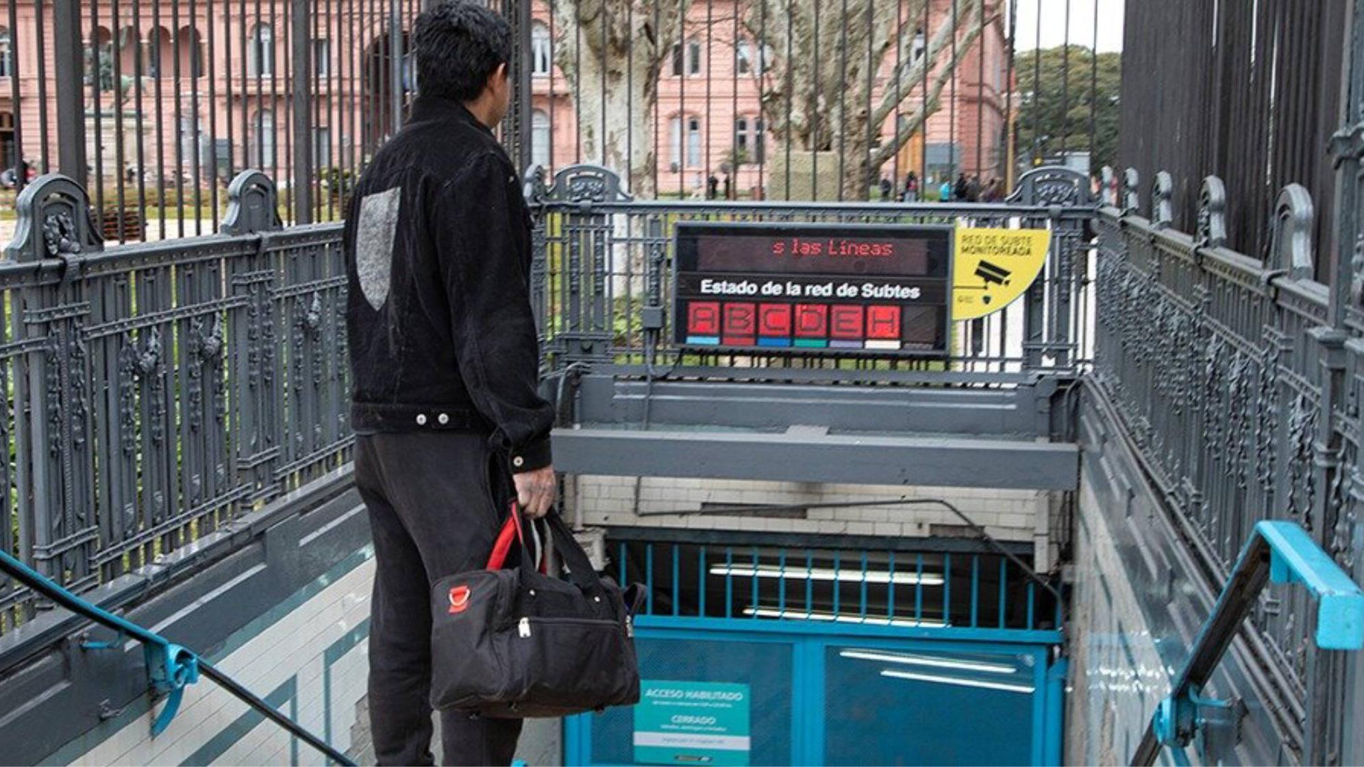 No se retomará el servicio de subtes en esta jornada.