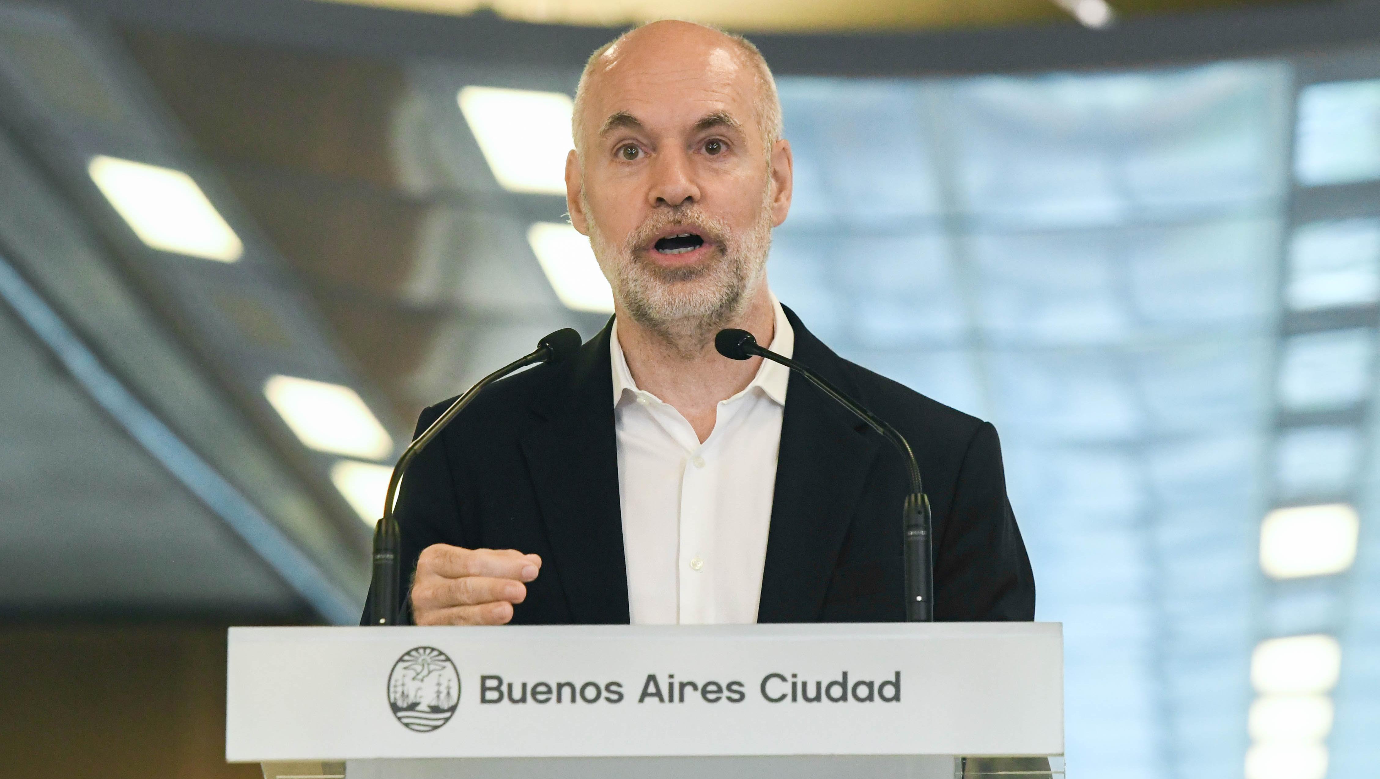 El jefe de Gobierno porteño, Horacio Rodríguez Larreta (Télam).