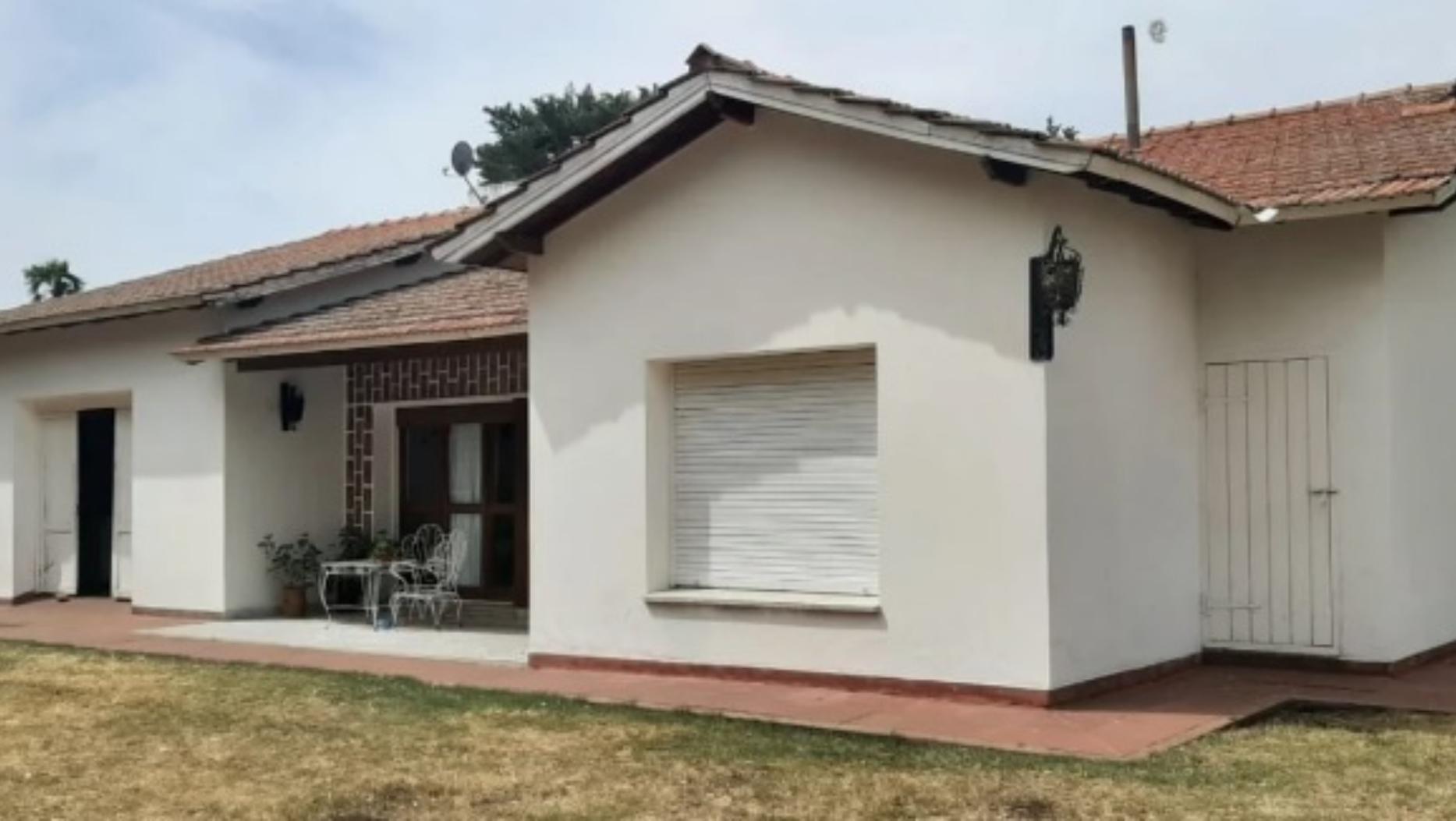 En esta casa residía Isabel Alvarez, de 81 años (Gentileza La Nueva Provincia).