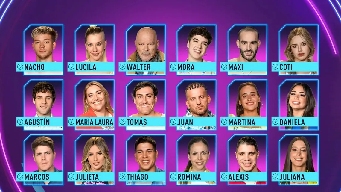 Gran Hermano, todos los participantes del juego 2022.