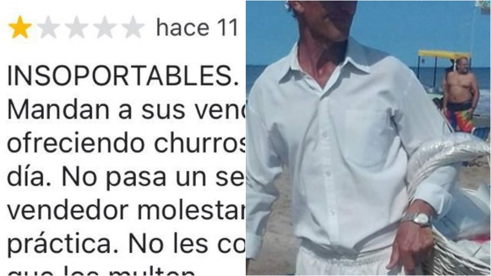 “Insoportables”: hizo una picante reseña, se quejó de los “churreros” en la playa y lo liquidaron en redes