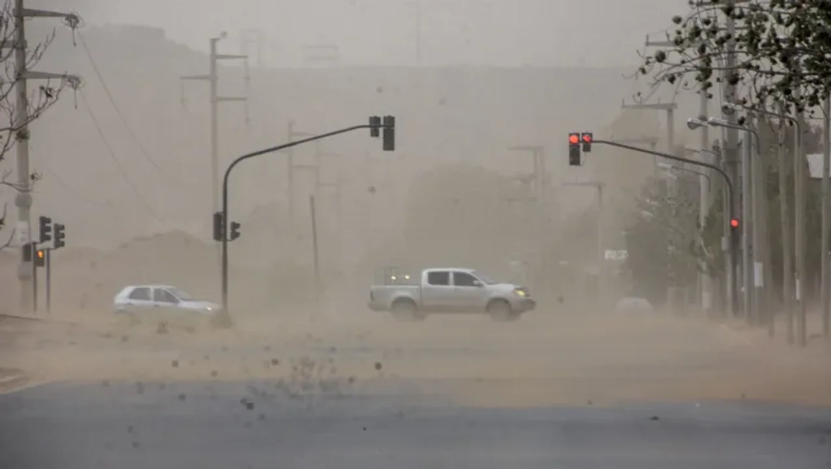 Alerta amarilla por tormentas y fuertes vientos de casi 100km/h en algunas provincias (Imagen ilustrativa).