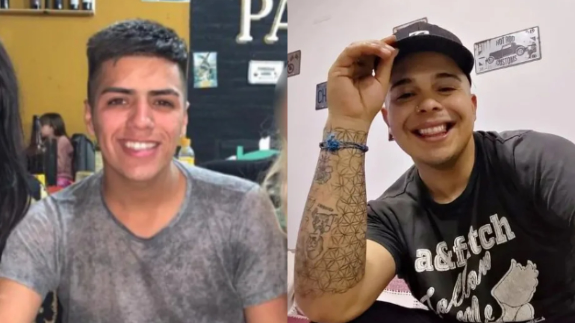 Lautaro Morello y Lucas Escalante, asesinado y desaparecido, respectivamente.