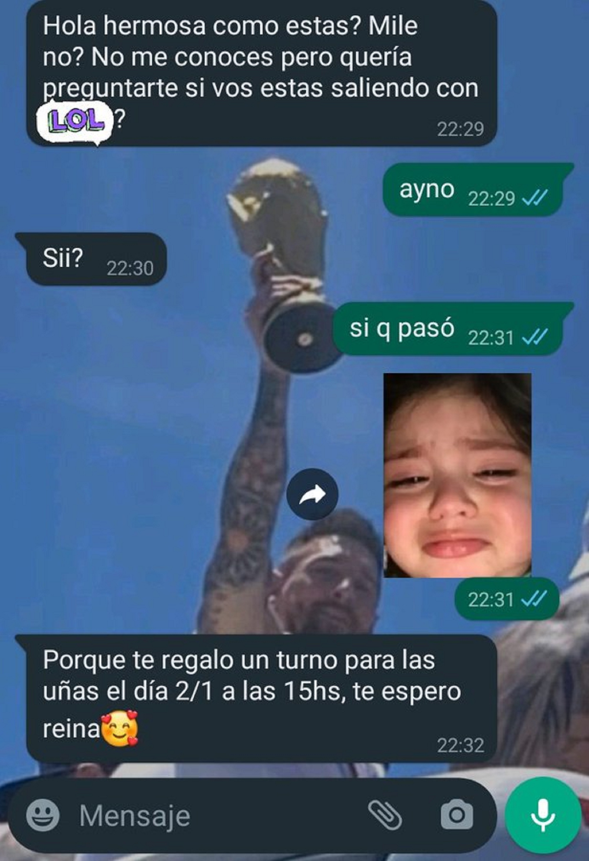 La conversación furor.