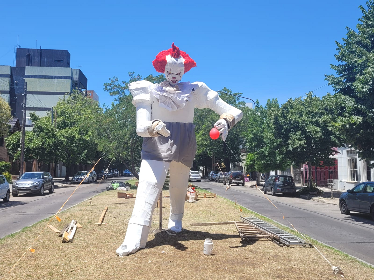 'Pennywise, el payaso', también arderá en La Plata.