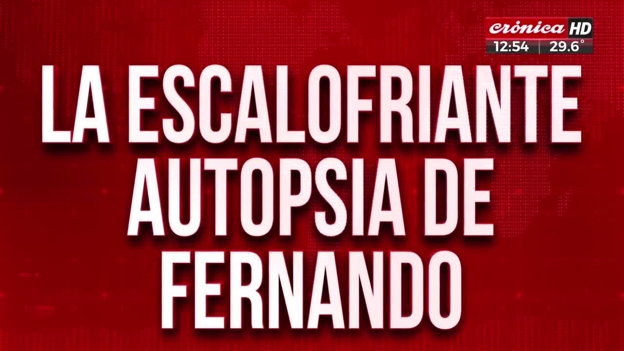 Se divulgaron detalles sobre la autopsia al cuerpo de Fernando Báez Sosa.