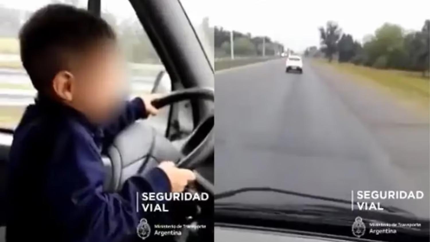 El video del niño manejando el automóvil fue viralizado por las redes sociales.