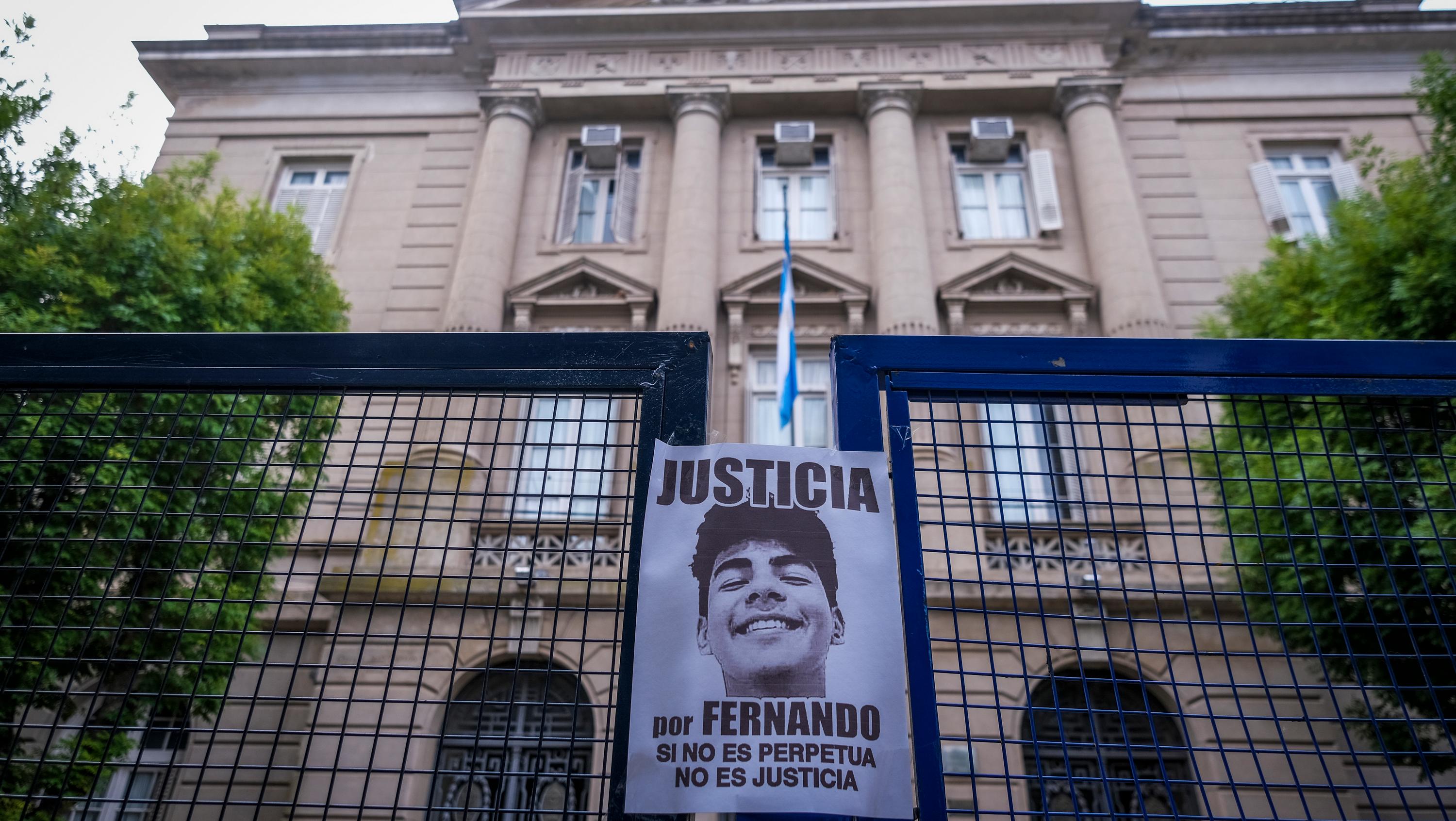 Este martes se realiza la jornada número 12 del juicio por el crimen de Fernando Báez Sosa (Télam).           