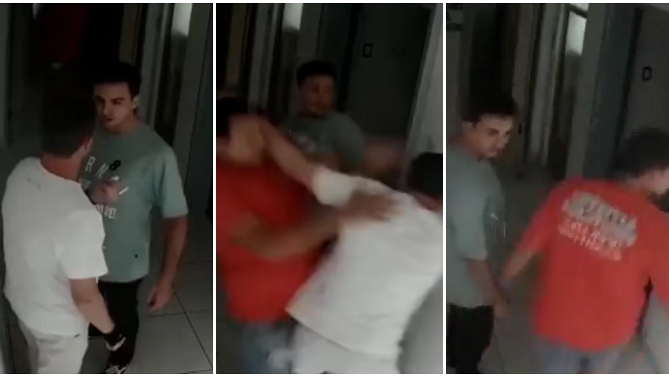 Golpean brutalmente a un médico en un centro de salud (captura de video).