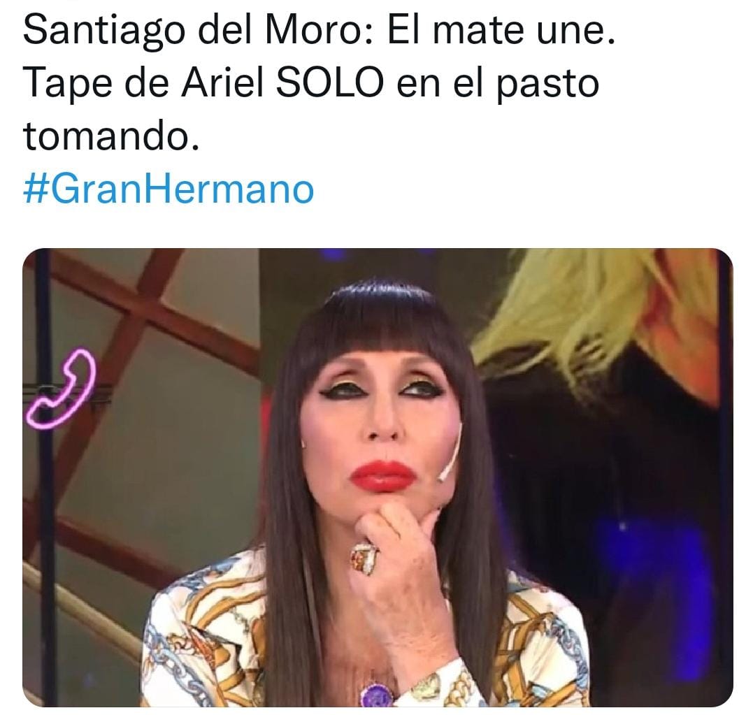 Estallaron los memes por los mates de Ariel de   <a href='https://www.cronica.com.ar/tags/Gran Hermano'>Gran Hermano</a> (Twitter).