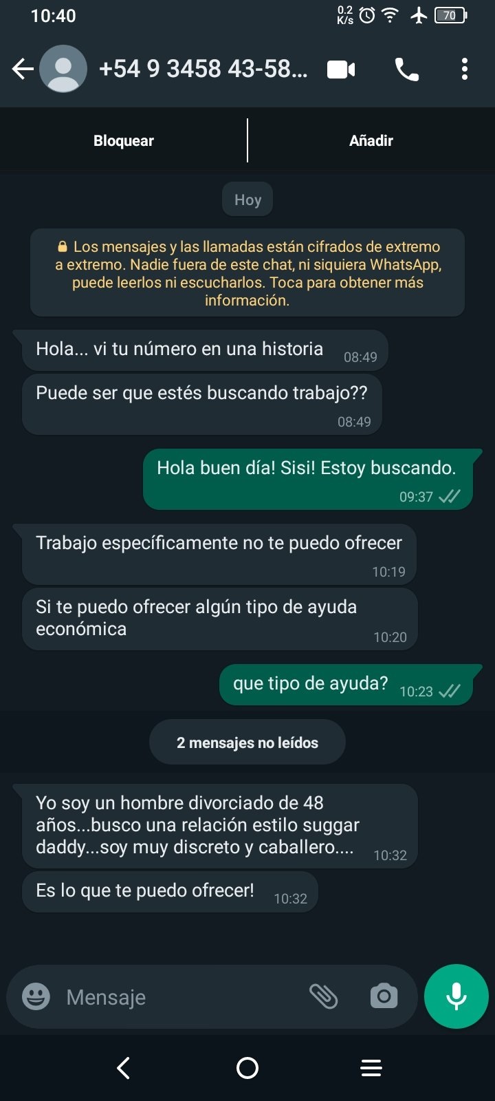 Mensaje de whatsapp tuit viral