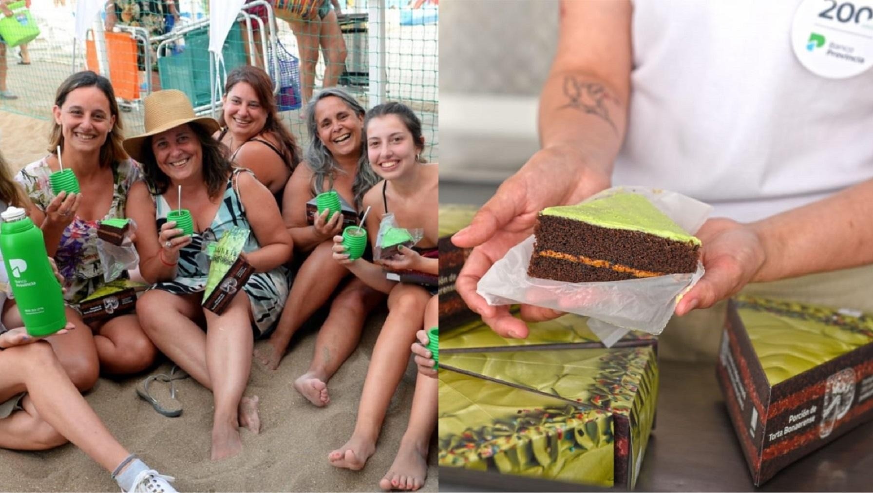 Mates y tortas gratis en playas de Buenos Aires (Imagen: Banco de la Provincia de Buenos Aires).