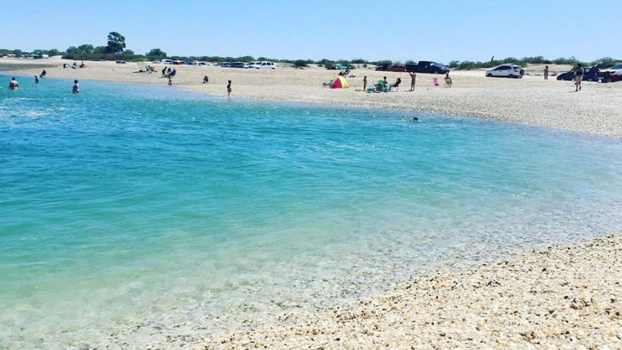 Las Conchillas: una playa caribeña en Río Negro. 