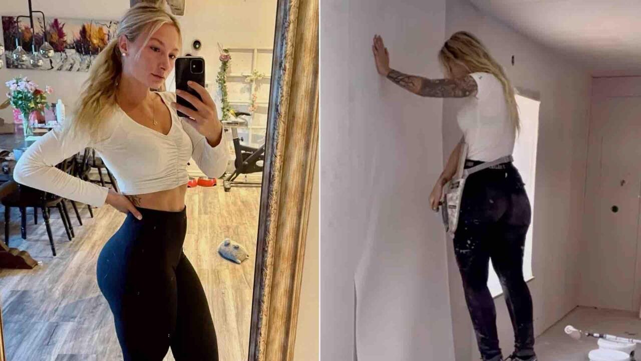 La albañil sexy se volvió viral en las redes y consiguió millones de fanáticos de su trabajo