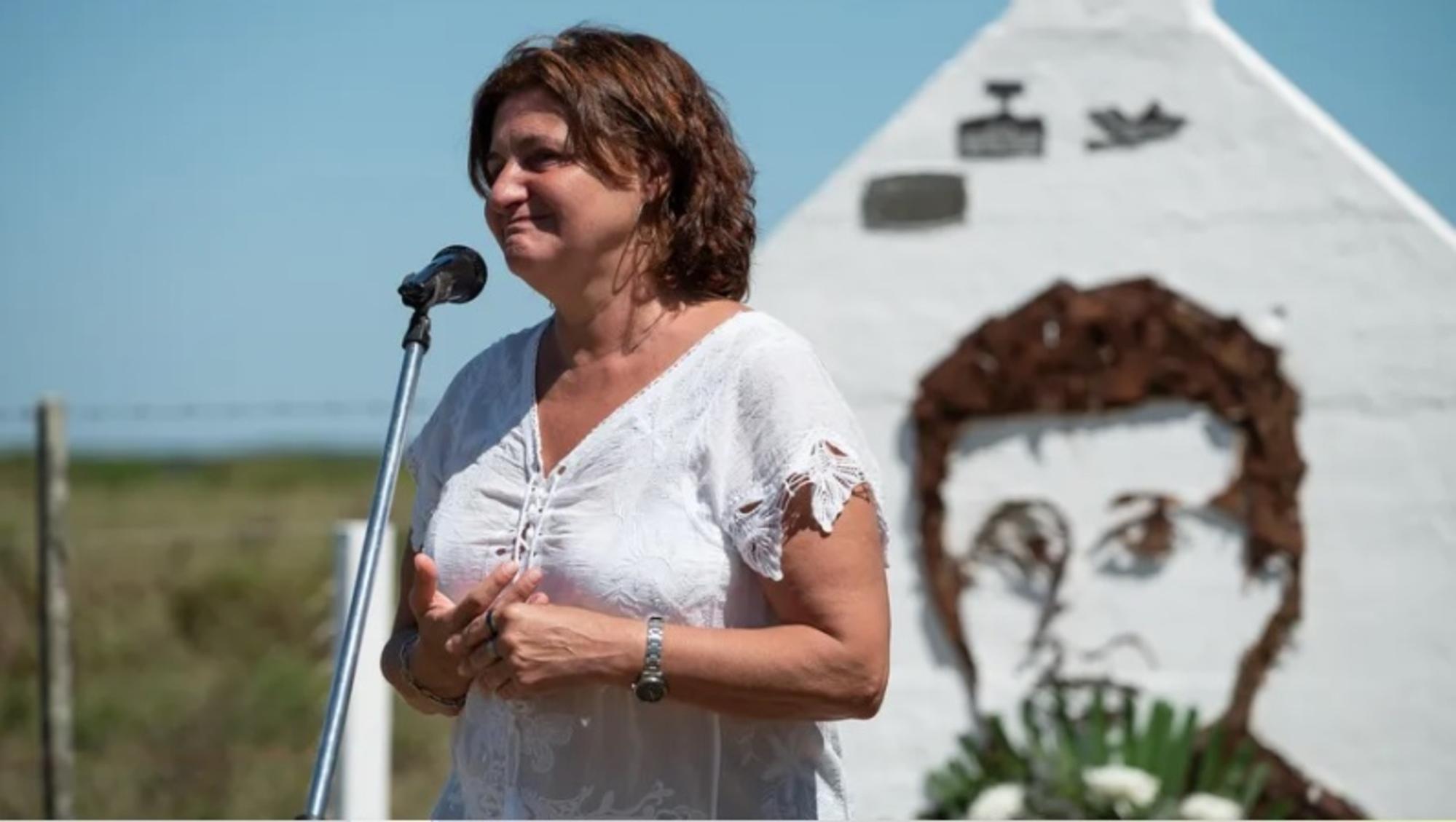 Gladys Cabezas, hermana del reportero gráfico asesinado (Gentileza Infocielo.com).