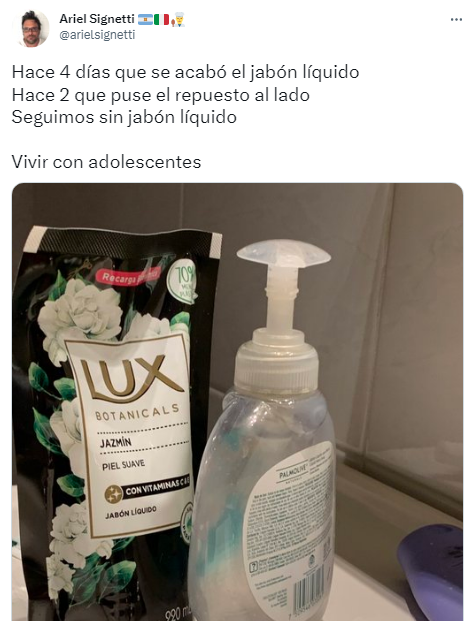 El particular reclamo de un padre que se volvió viral(Twitter/@arielsignetti).