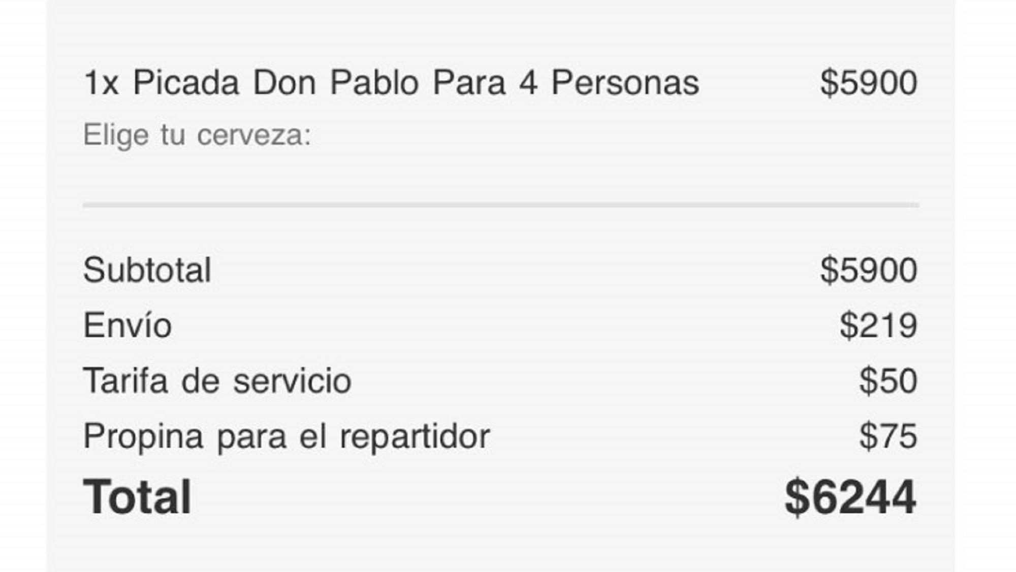 Una joven se convirtió en viral luego de su frustración por lo que le cobraron una picada.