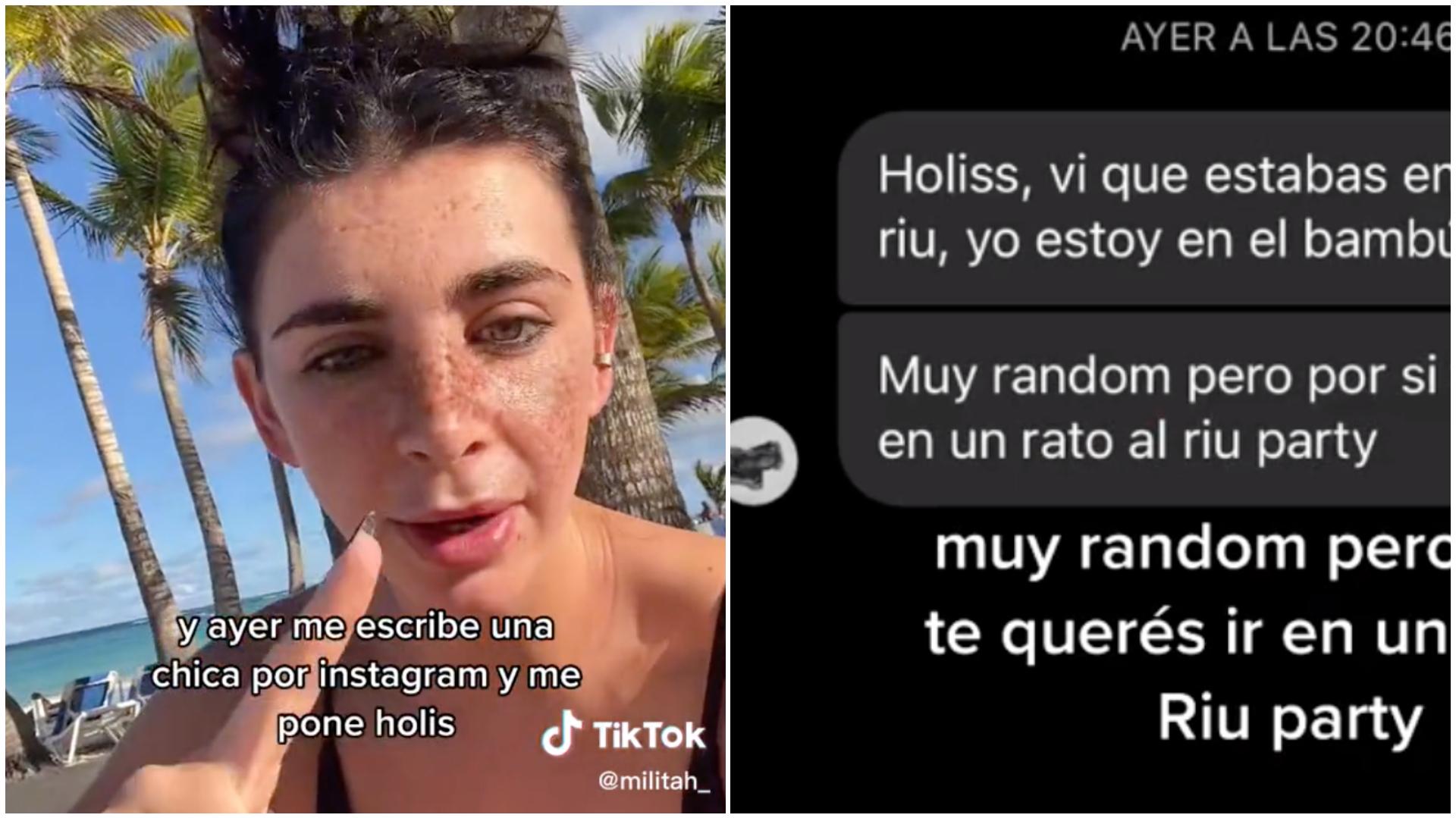 El video de TikTok no tardó en volverse viral.