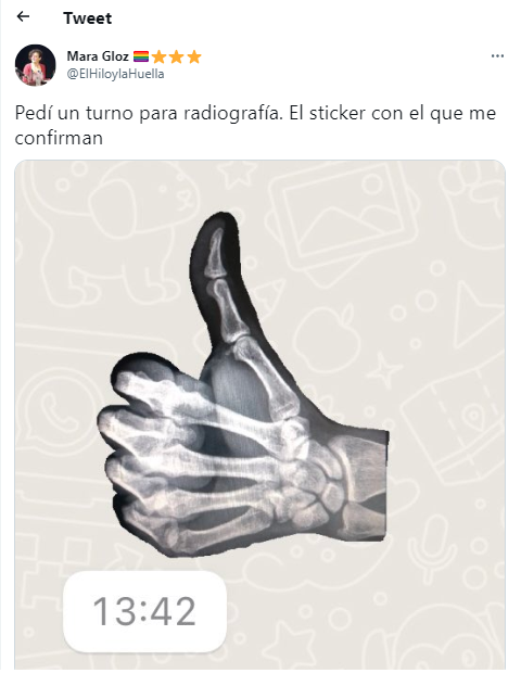 viral twitter radiografia sticker