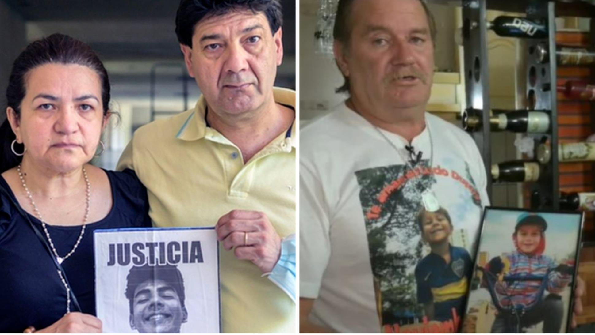 Ambas familias reclaman justicia por los asesinatos de Fernando y Lucio.